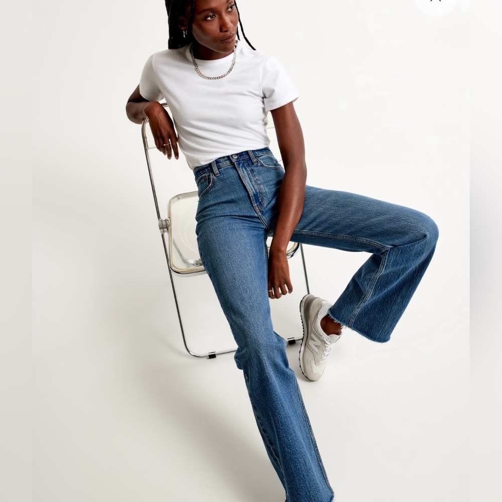 Abercrombie High Rise 90s Relaxed Jeans Curve Love